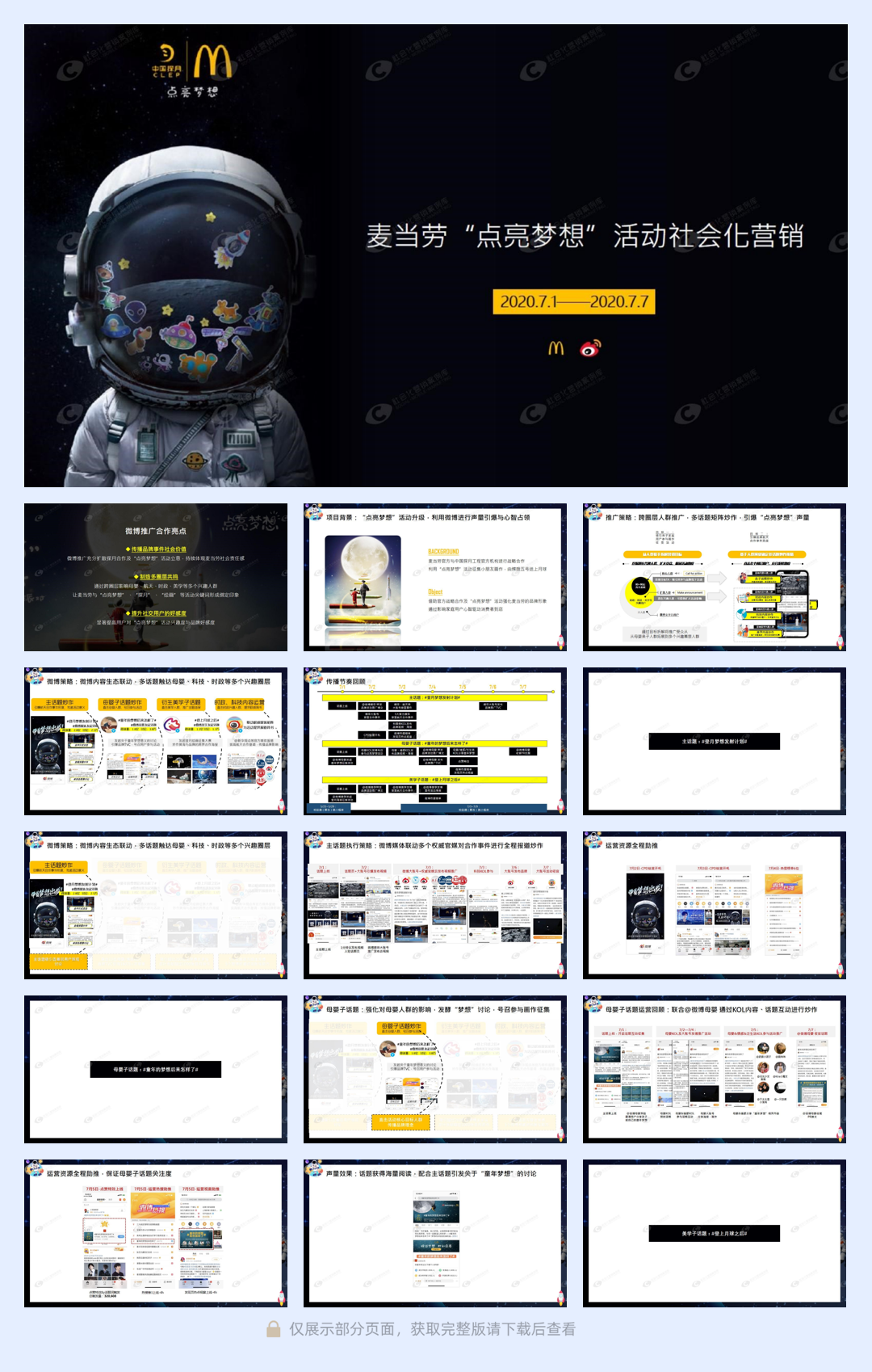 麦当劳点亮梦想活动社会化营销案例.pdf
