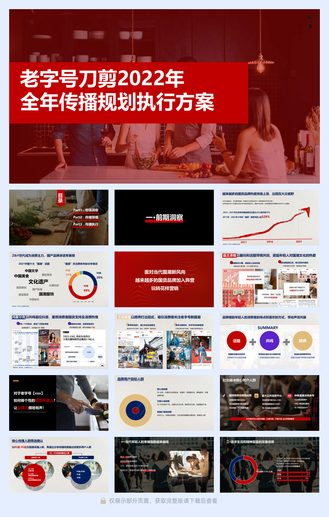 品牌策划丨张小泉百年老字号品牌全年传播规划.pdf