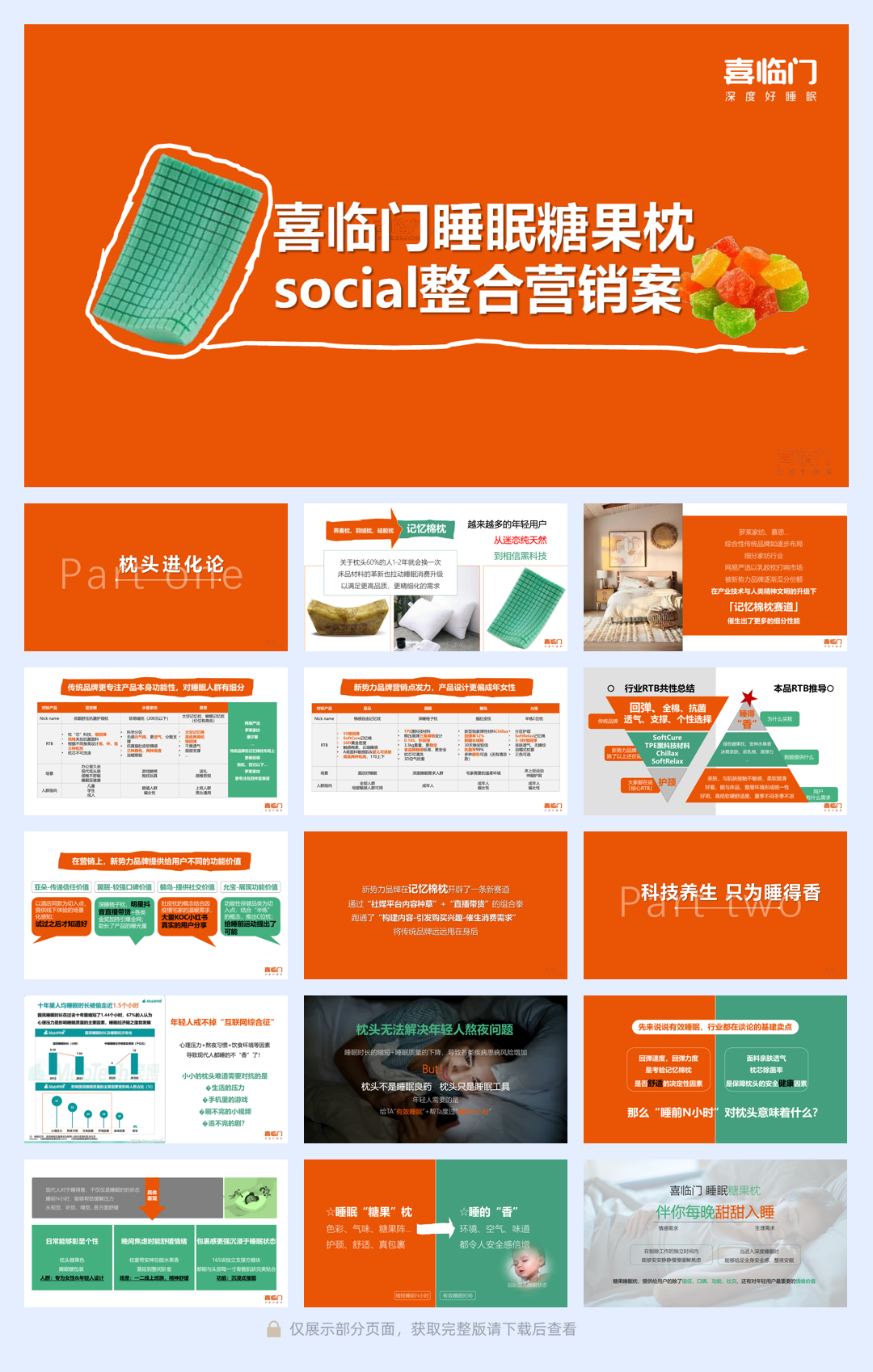 喜临门睡眠糖果枕整合营销案.pdf