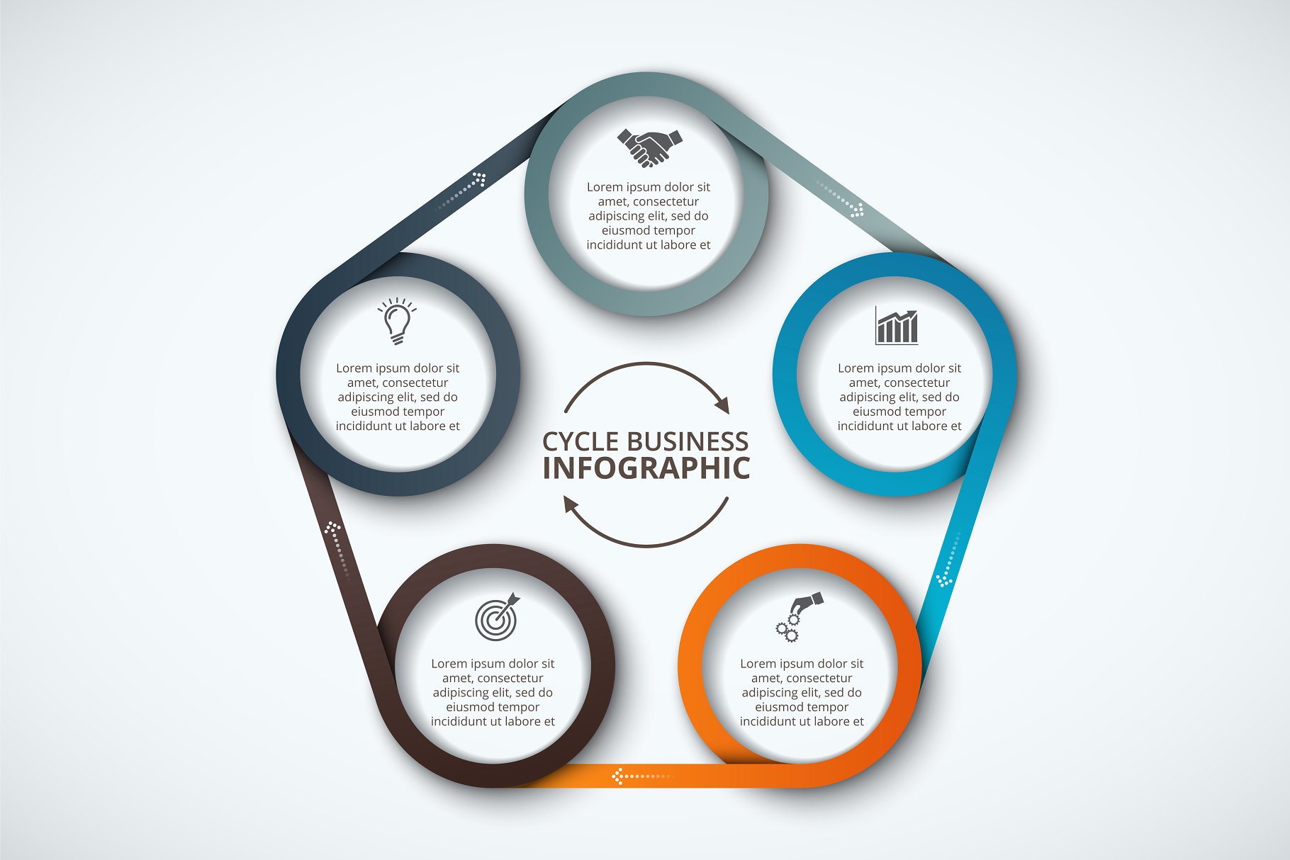 信息图表PPT素材模板集 Infographics template set v.22