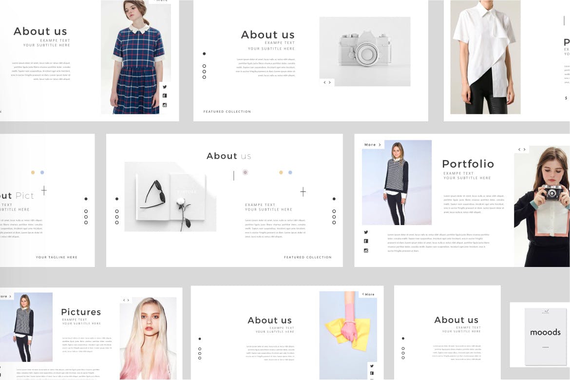 个性时尚的PPT模板精美ppt模板工作总结ppt模板