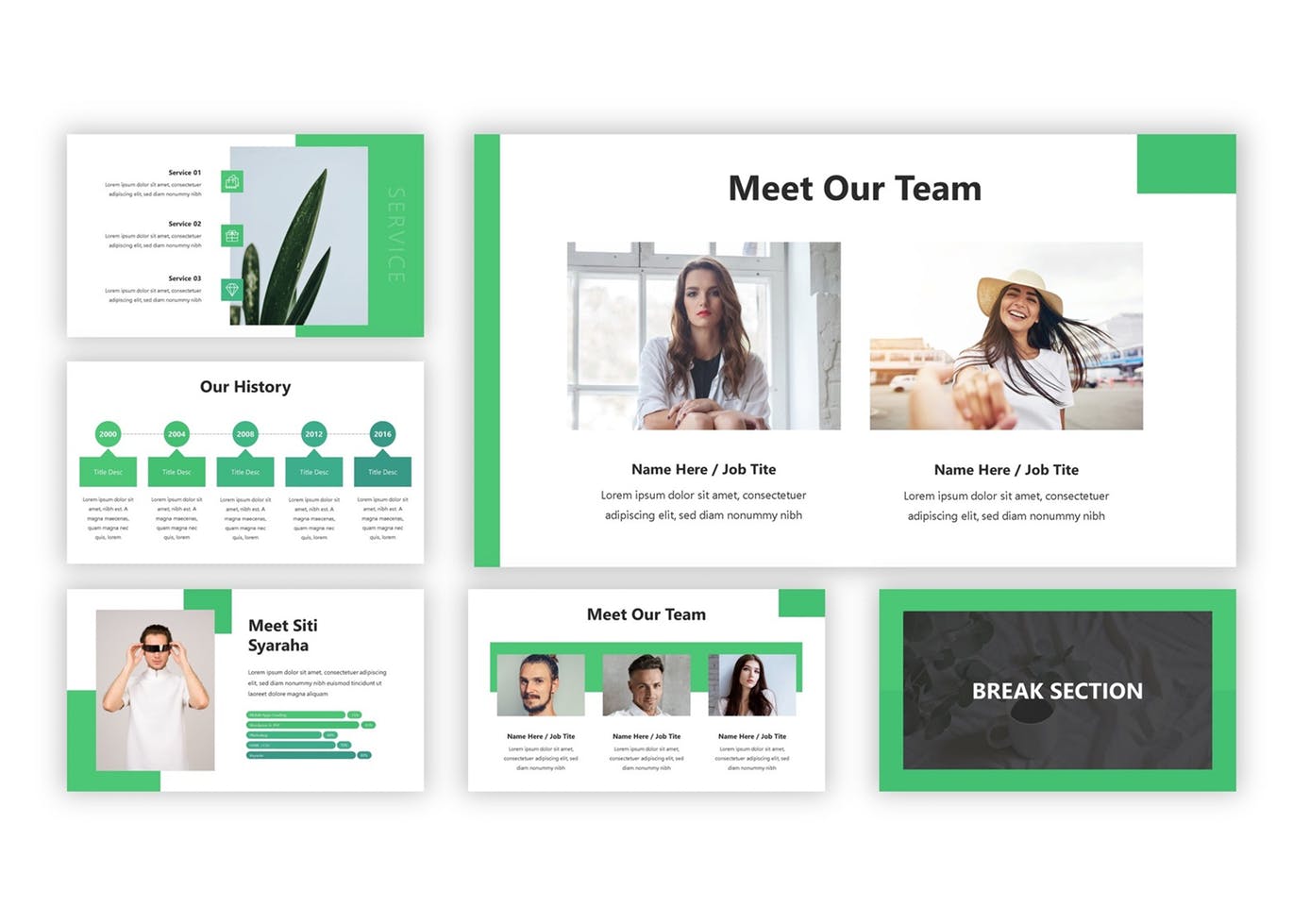 时尚高端简约多用途的高品质powerpoint幻灯片演示模板（pptx）