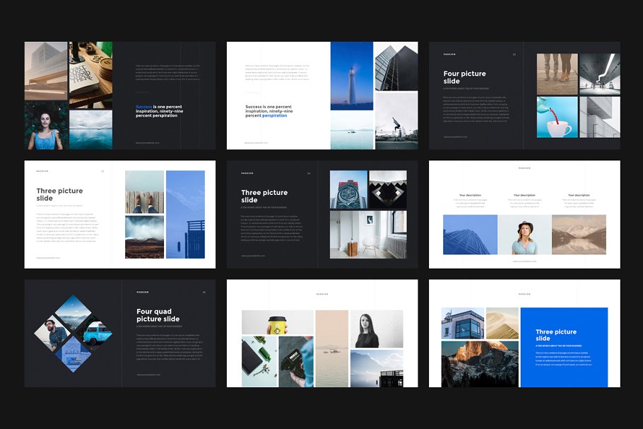 激情主题模板+礼品 Passion Keynote Template + GIFT