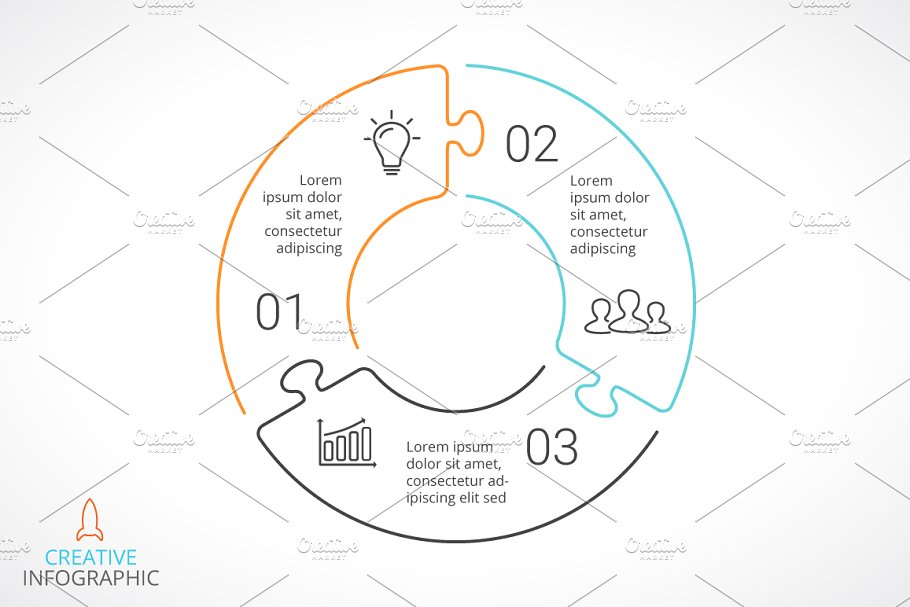 信息图表ppt素材模板 Infographic Elements Vol.11