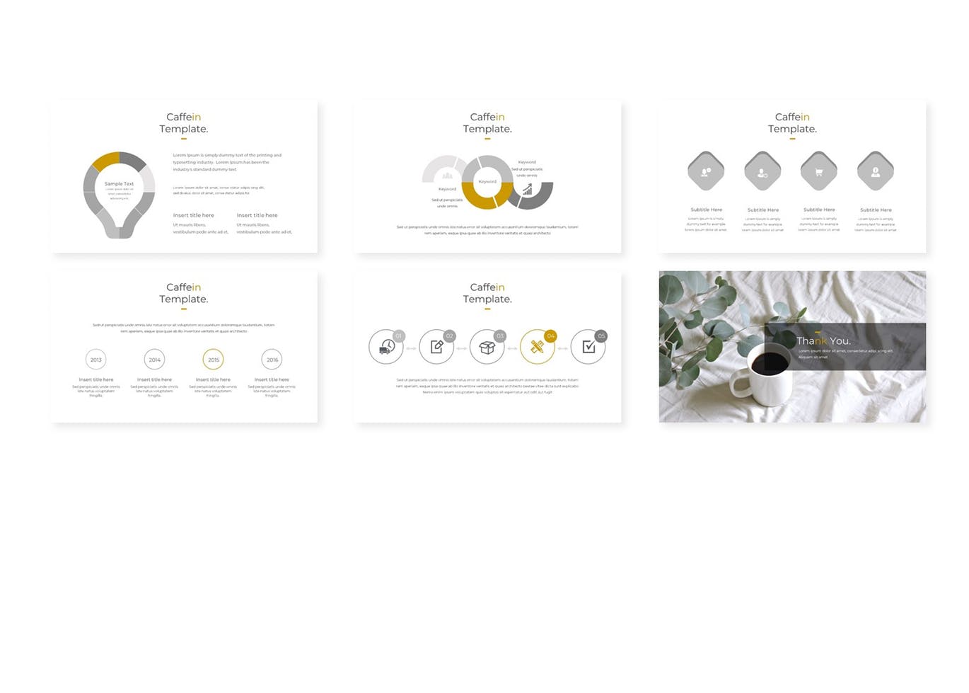 时尚高端优雅简约咖啡馆配色的多用途powerpoint幻灯片演示模板(pptx)