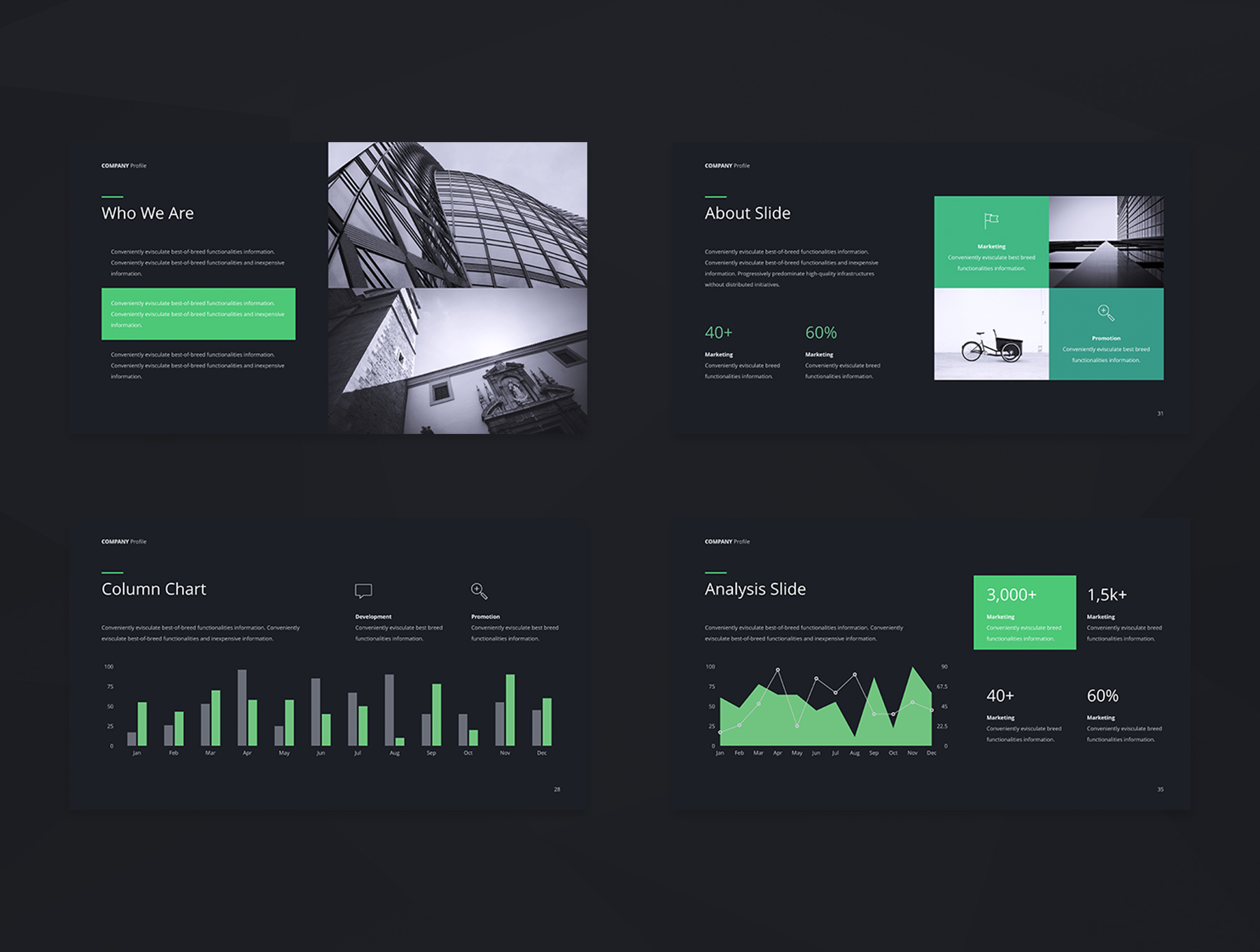 黑色酷炫的PPT+keynote模板精美ppt模板下载 商务ppt模板[key,pptx]