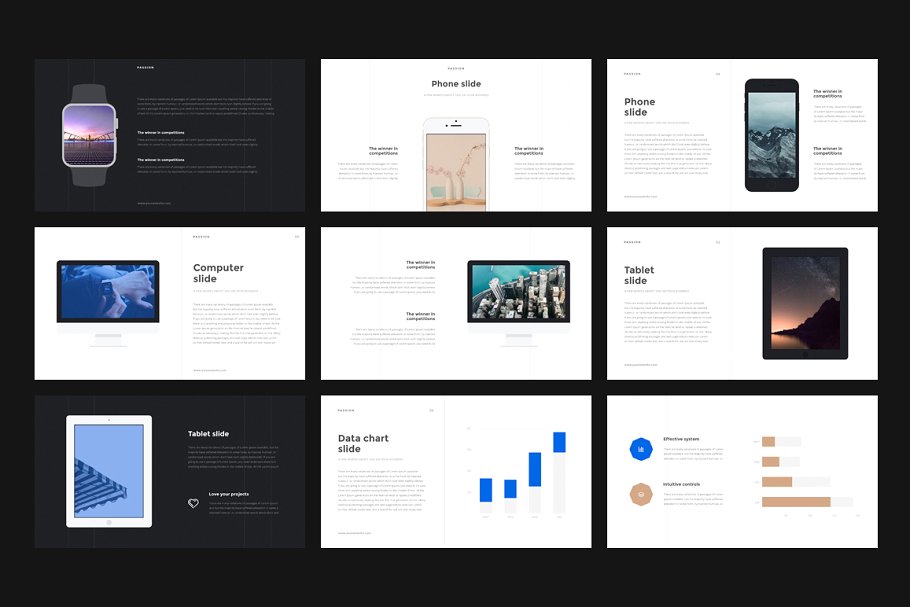 激情主题模板+礼品 Passion Keynote Template + GIFT
