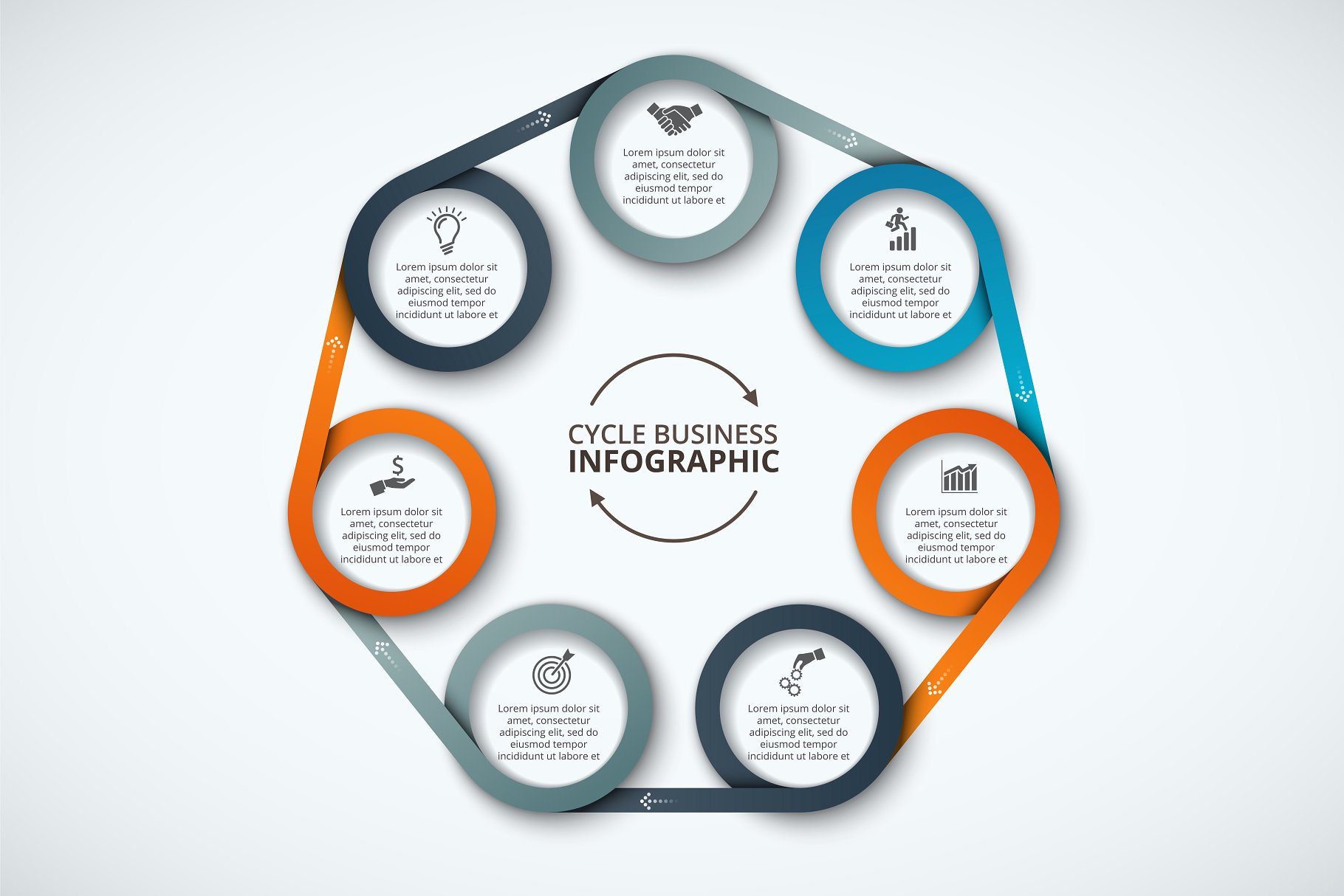 信息图表PPT素材模板集 Infographics template set v.22