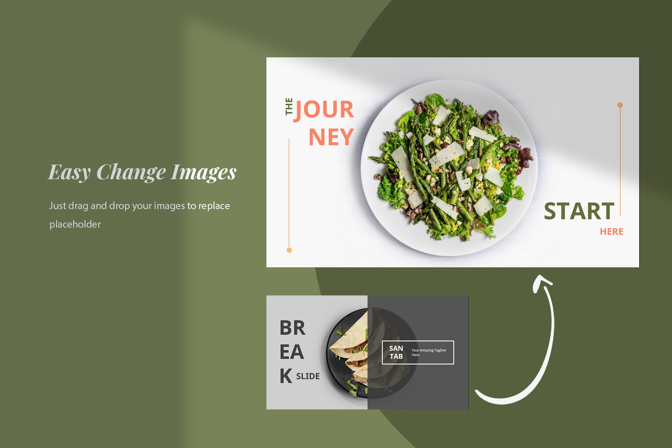 餐厅美食相关的PPT模板商务ppt模板总结ppt模板下载[PPTX]