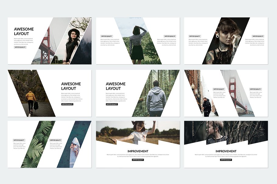 优雅ppt素材模板 Elegant Keynote