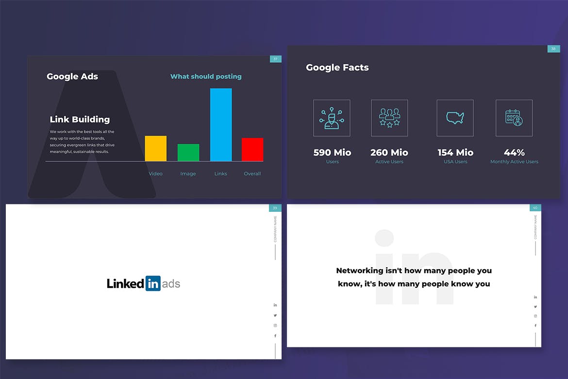 酷炫的商业PPT模板 企业ppt模板 总结ppt模板