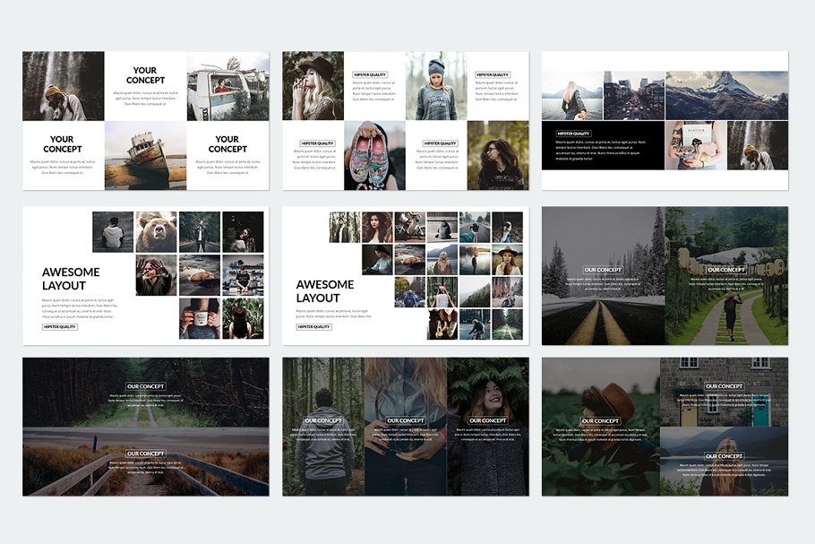 优雅的幻灯片模板下载 Elegant Powerpoint