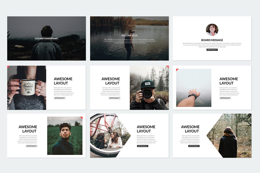 优雅的幻灯片模板下载 Elegant Powerpoint