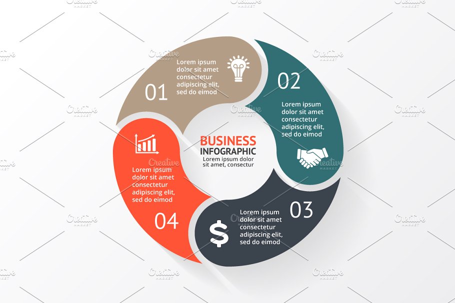 信息图表ppt元素模板 Infographic Elements Vol.12