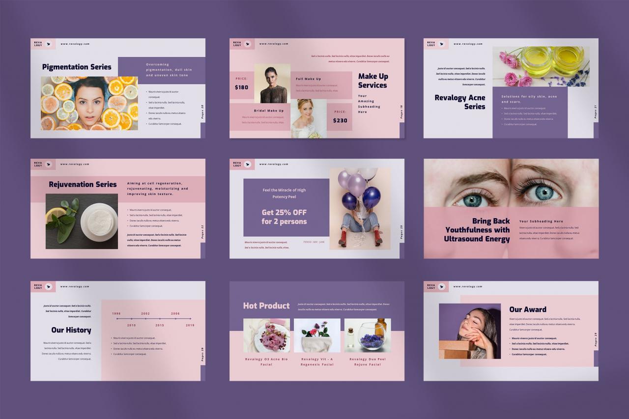 精美时尚的PPT幻灯片模板下载[PPTX]