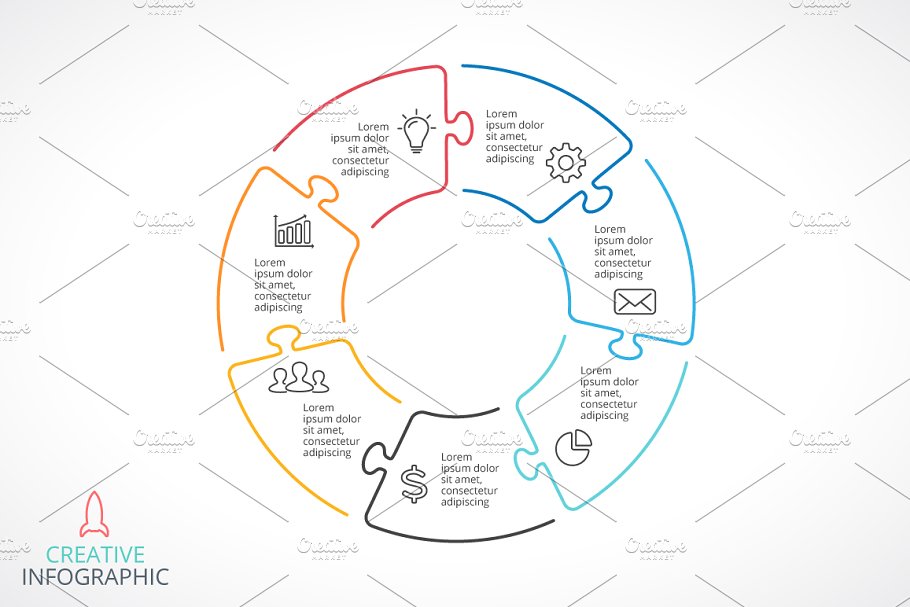 信息图表ppt素材模板 Infographic Elements Vol.11