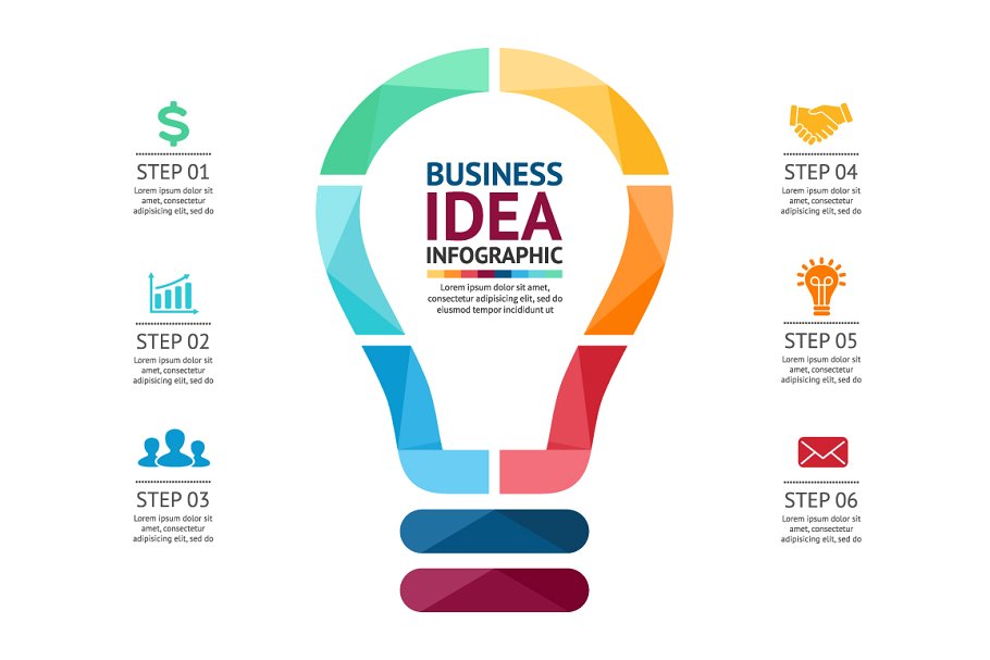 信息统计图标ppt模板Set of 12 infographic templates