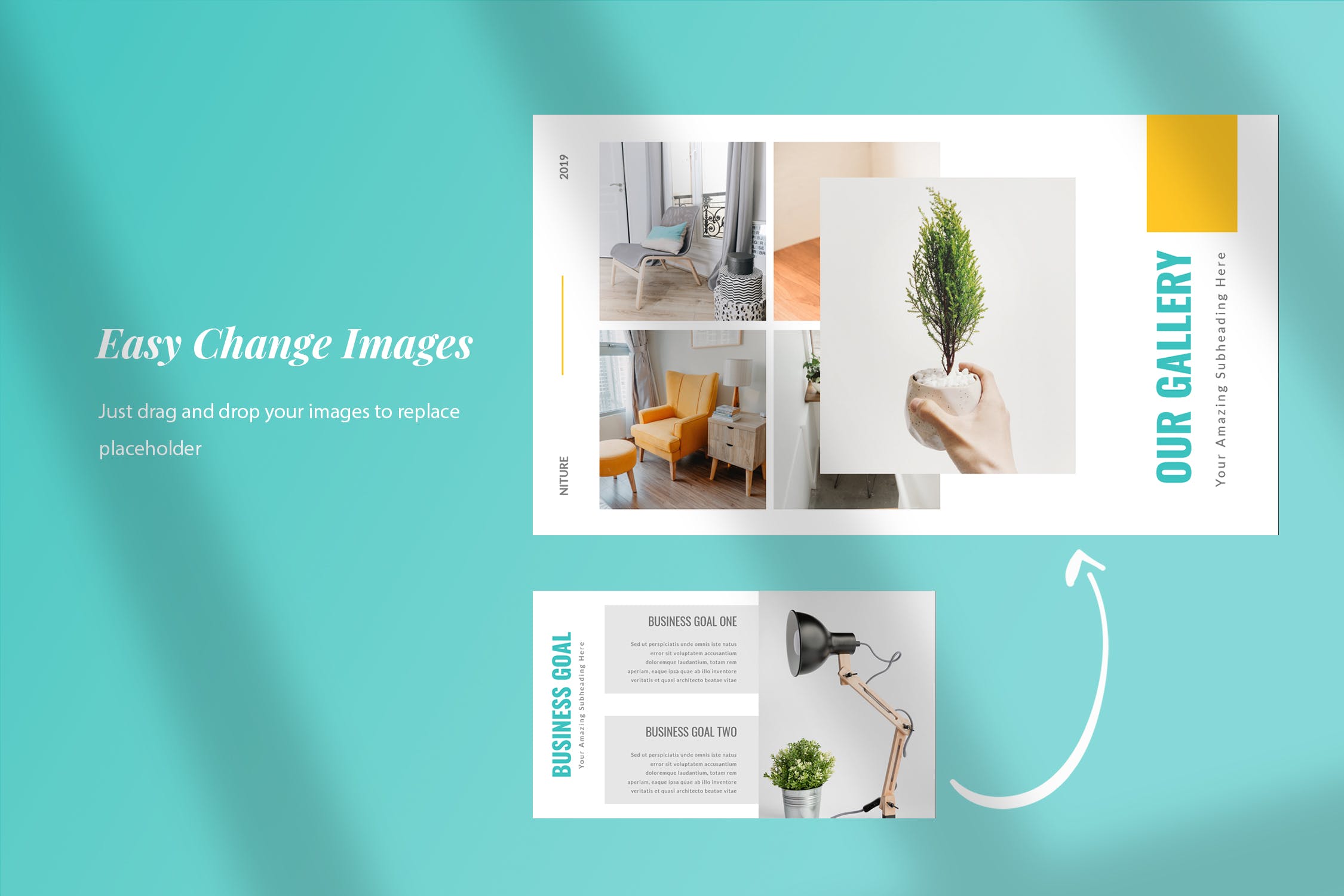 清新风格居家家具产品PPT下载ppt模板ppt 模板工作报告ppt模板