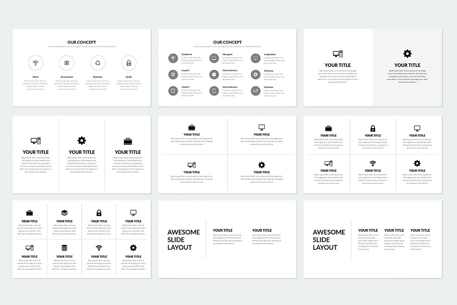 优雅的幻灯片模板下载 Elegant Powerpoint