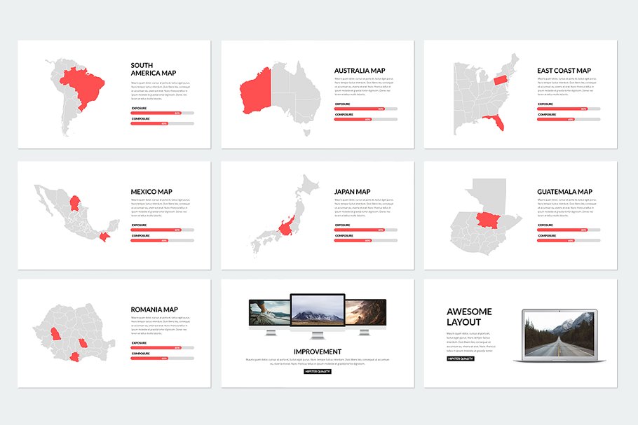 优雅ppt素材模板 Elegant Keynote