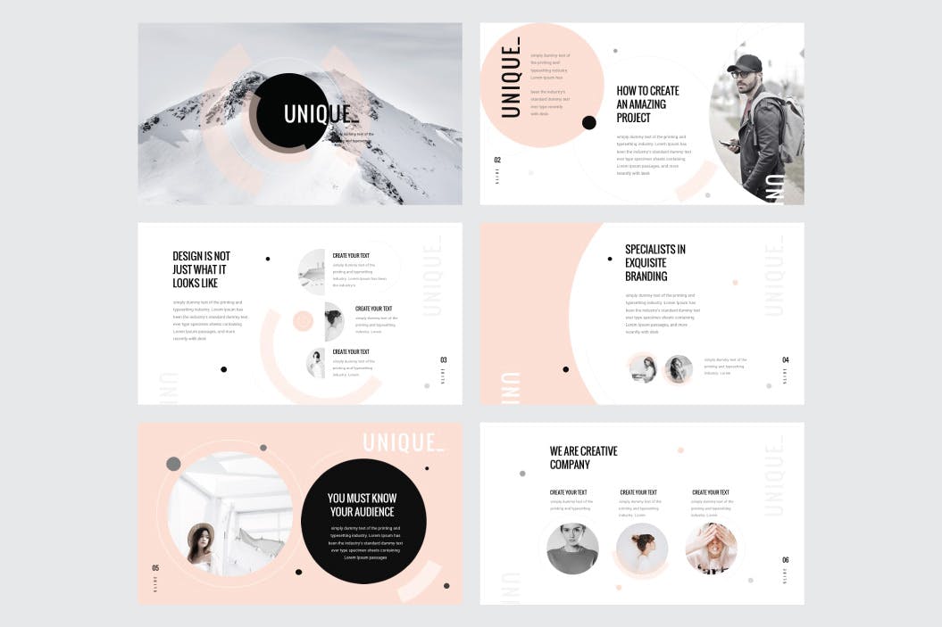 高端时尚产品ppt模板好看的ppt模板下载