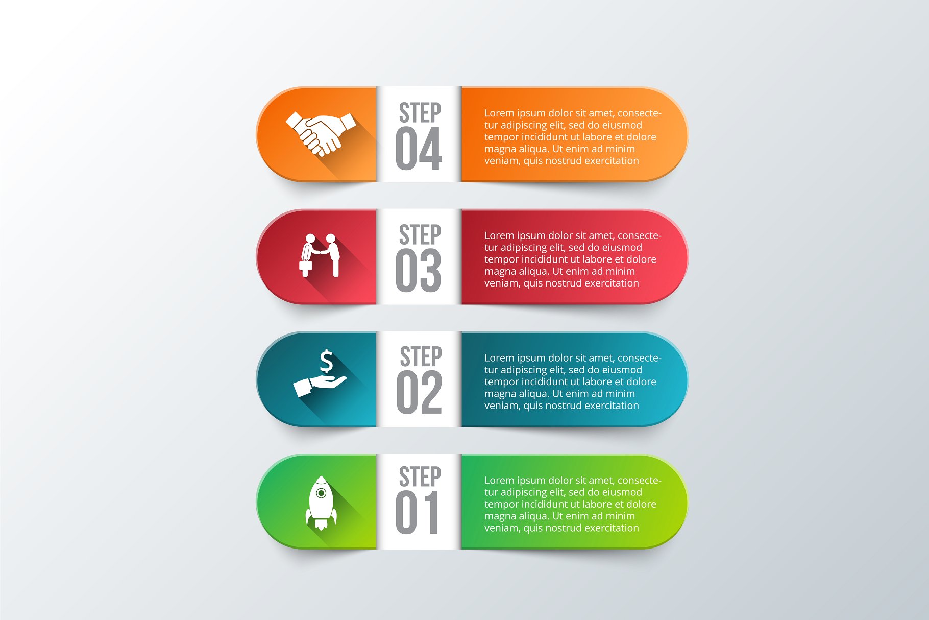 数据图表PPT模板 Diagrams for business infographic v7