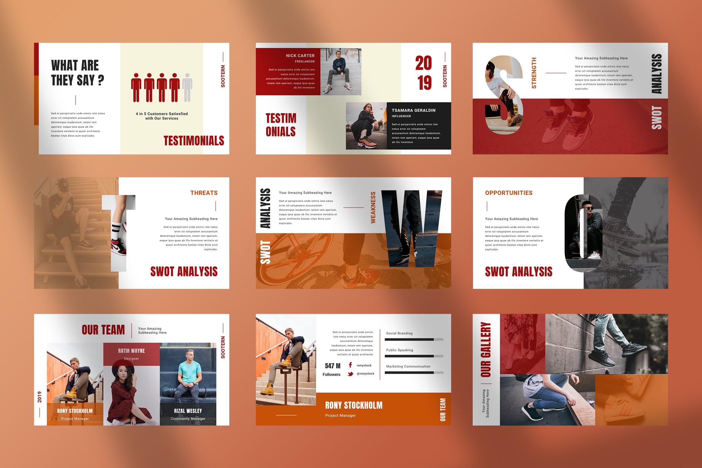 运动风格PPT模板工作汇报ppt模板