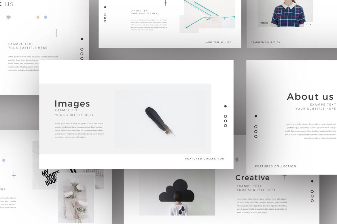 个性时尚的PPT模板精美ppt模板工作总结ppt模板