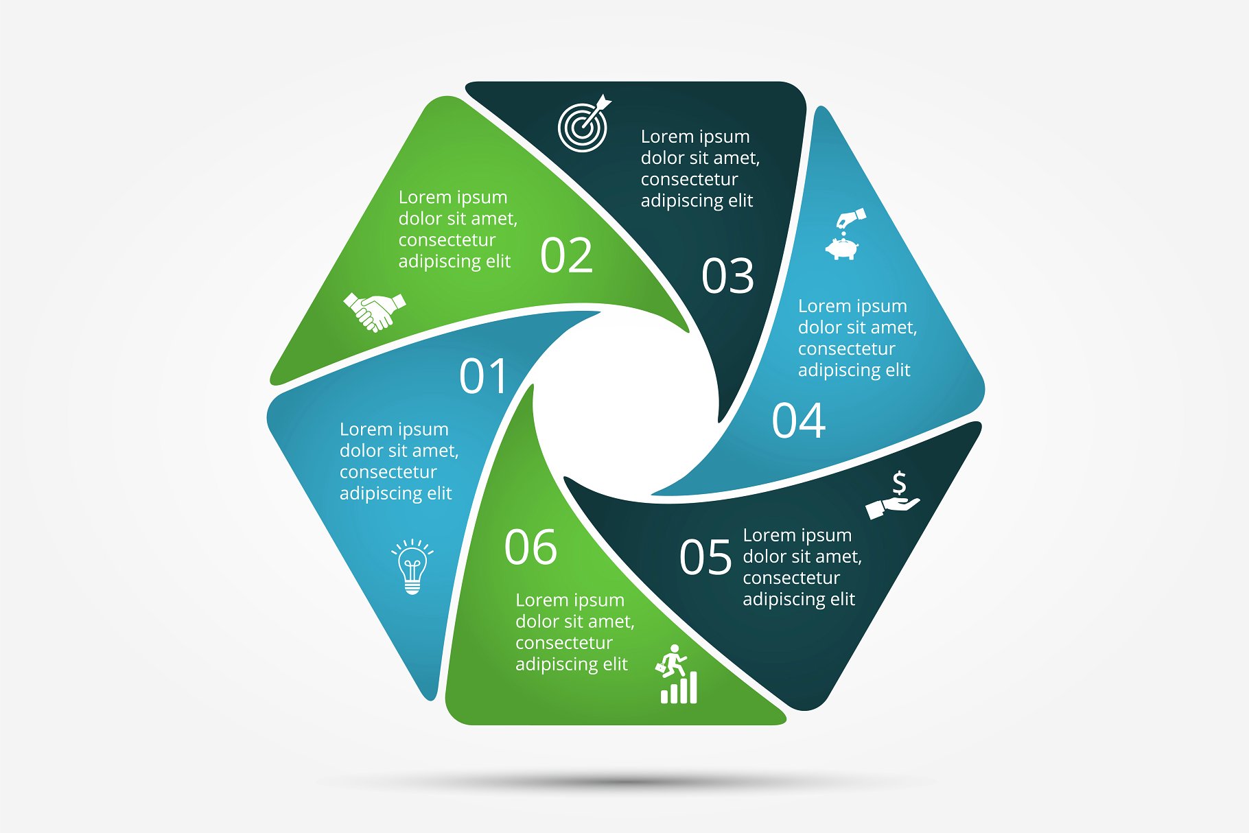 信息图标ppt模板 Infographics template set v.18