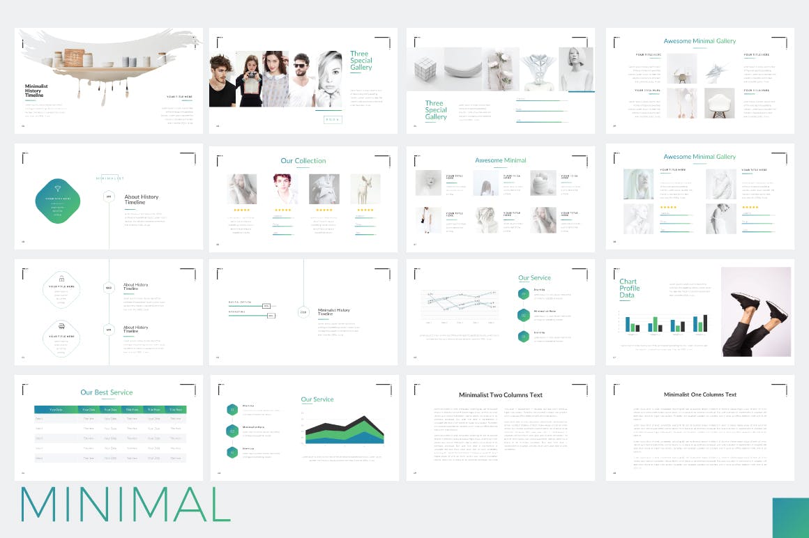 清新风格的PPT模板述职报告ppt模板个人简历ppt模板
