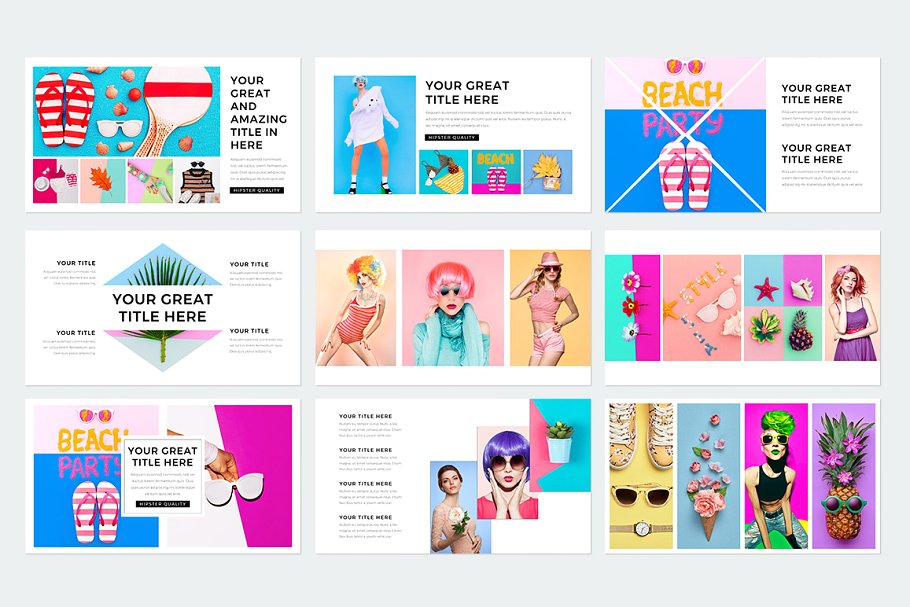 现代风格ppt素材模板 Modern Keynote Template