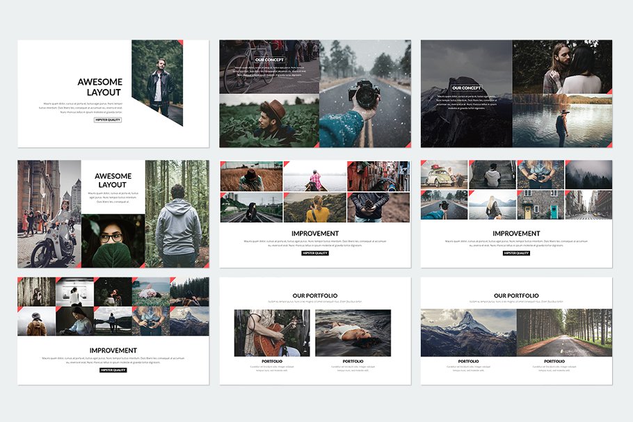 优雅ppt素材模板 Elegant Keynote