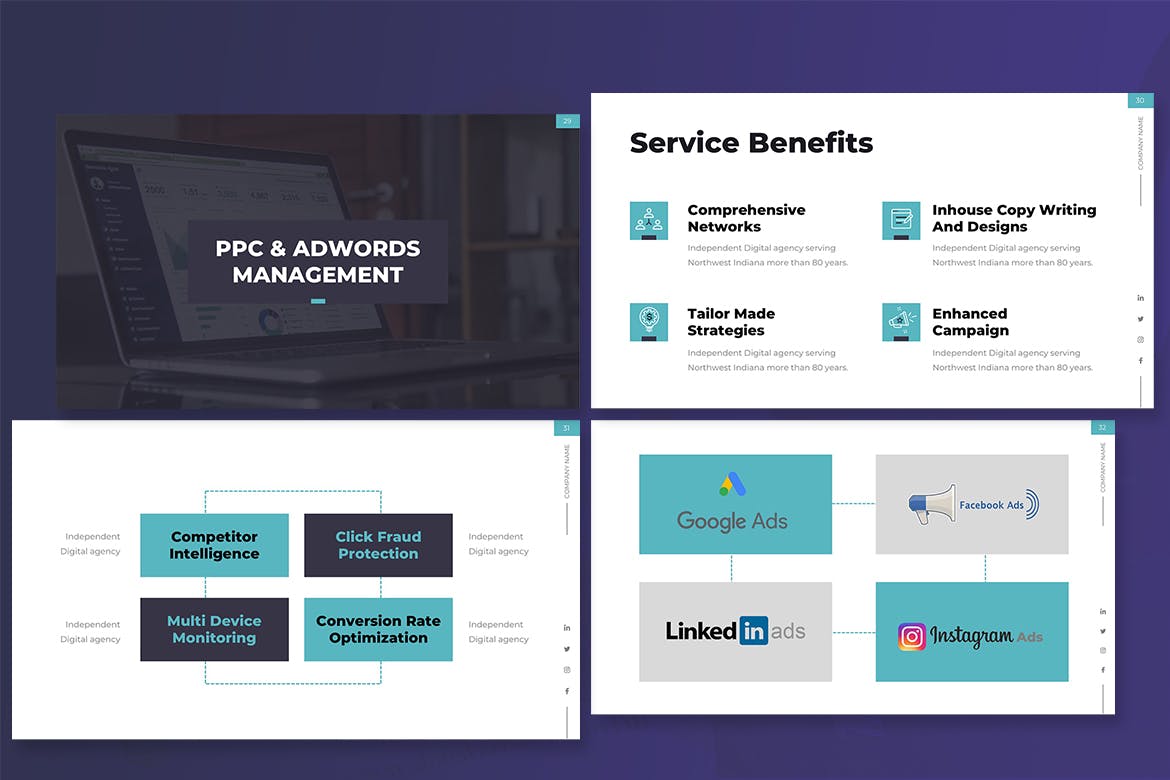 酷炫的商业PPT模板 企业ppt模板 总结ppt模板