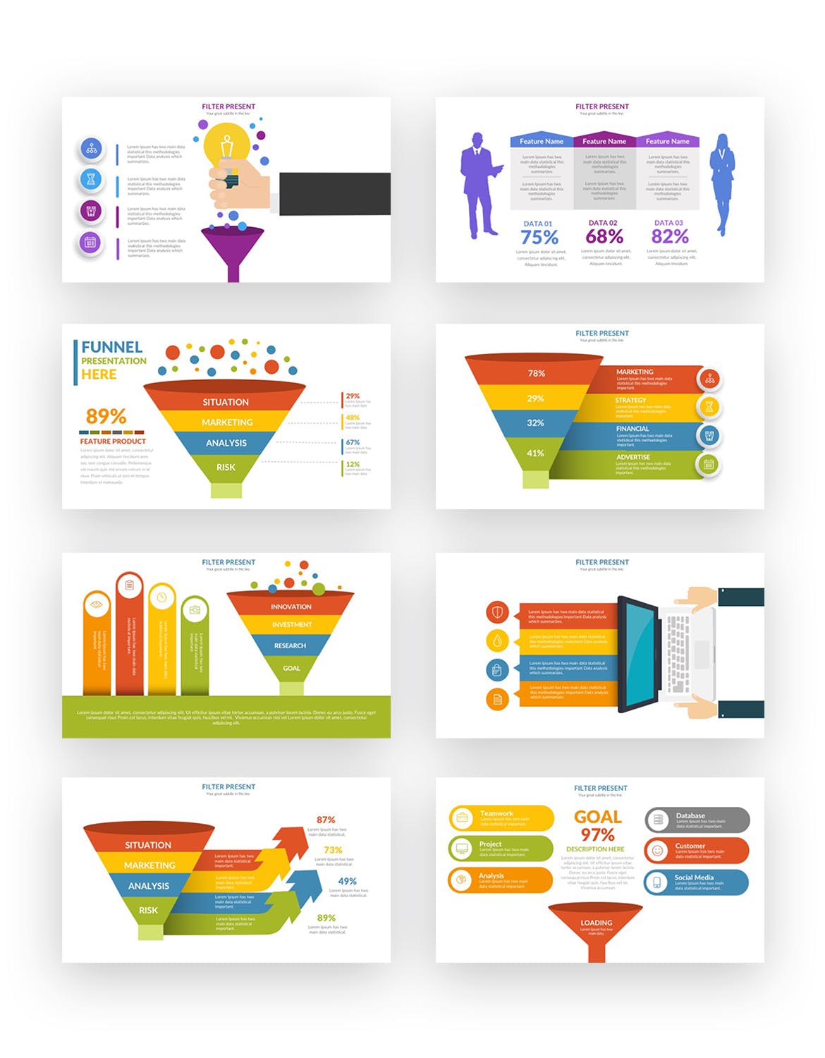 大数据图表类工作汇报ppt模板工作总结ppt模板年会ppt模板