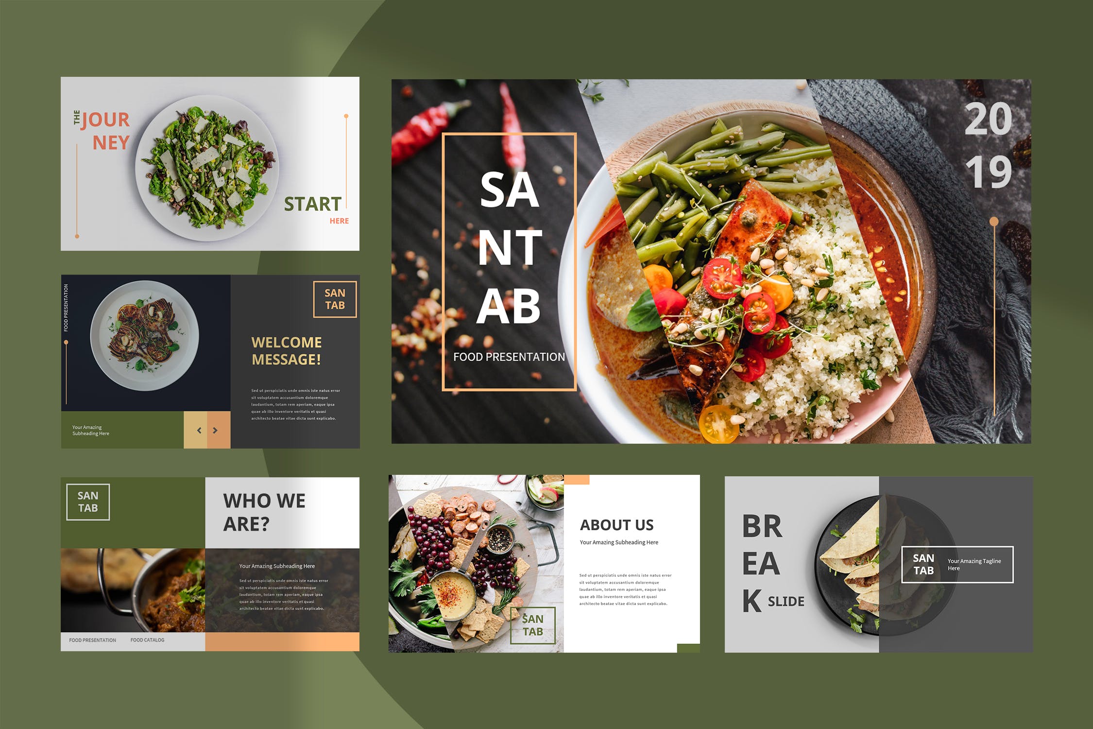 餐厅美食相关的PPT模板商务ppt模板总结ppt模板下载[PPTX]