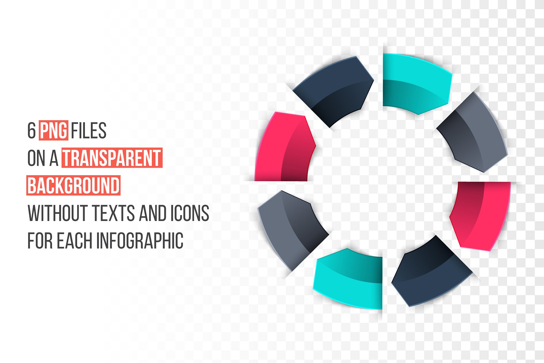 信息图表PPT模板 Infographics template set v.38