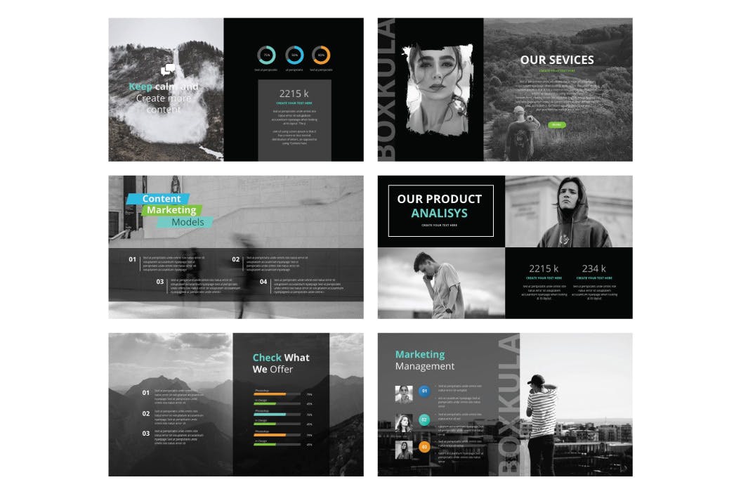 时尚酷炫深色PPT模板 ppt简洁模板 精美商务ppt模板下载 总结ppt模板