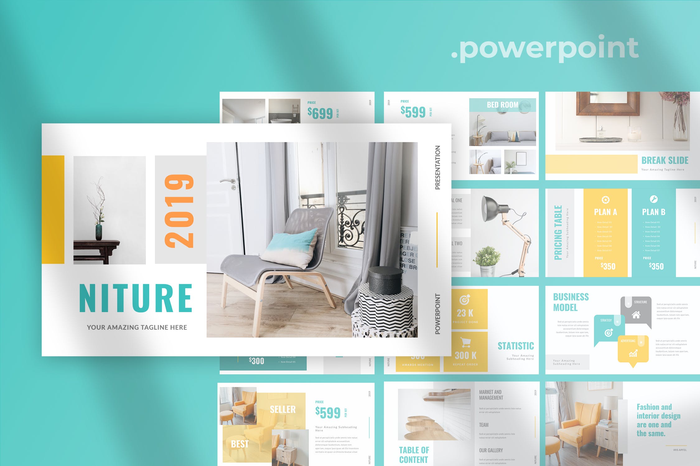 清新风格居家家具产品PPT下载ppt模板ppt 模板工作报告ppt模板