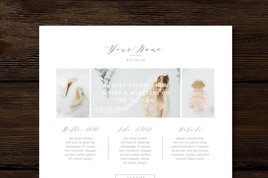 市场营销PPT制作模板 Boudoir Photographer Marketing