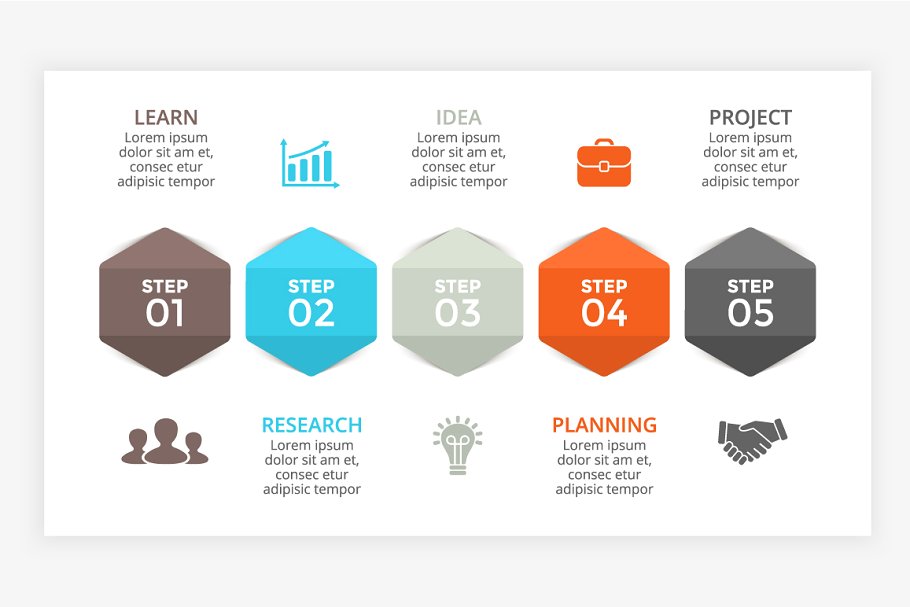 信息图表PPT模板 Infographic Slides. Part 2