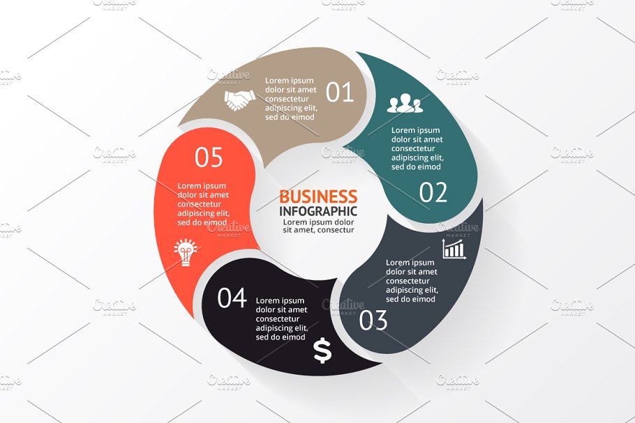 信息图表ppt元素模板 Infographic Elements Vol.12