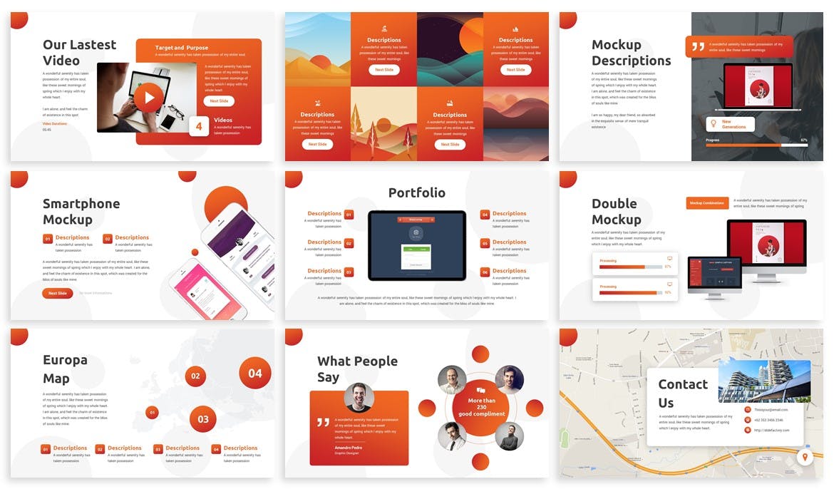 创意精美商务ppt模板下载简洁的ppt模板[PPTX]