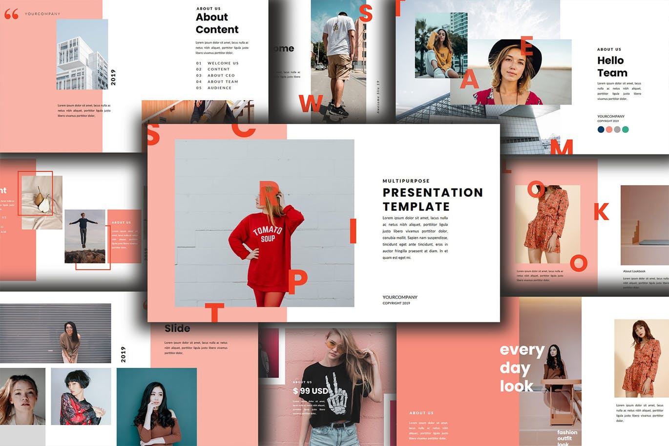 PPT | 色彩绚丽时尚优雅专业精美创意演示设计幻灯片