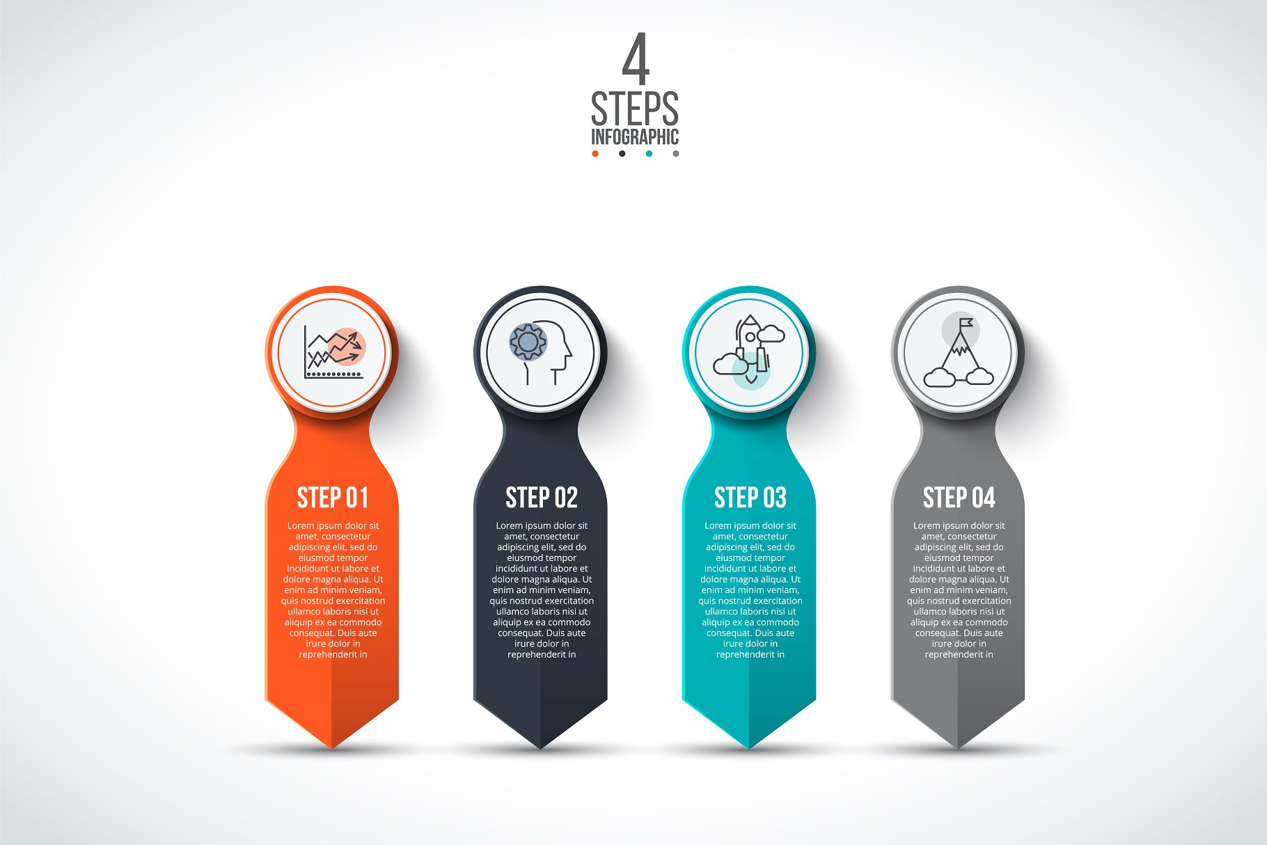 商业信息PPT模型 Business infographic diagrams v.14