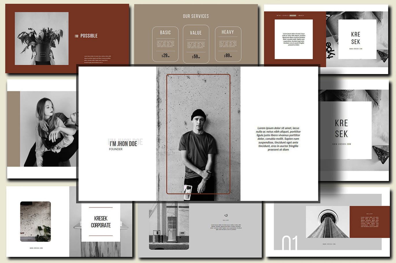 PPT | 高级灰时尚现代专业主题精美创意演示设计文稿幻灯片