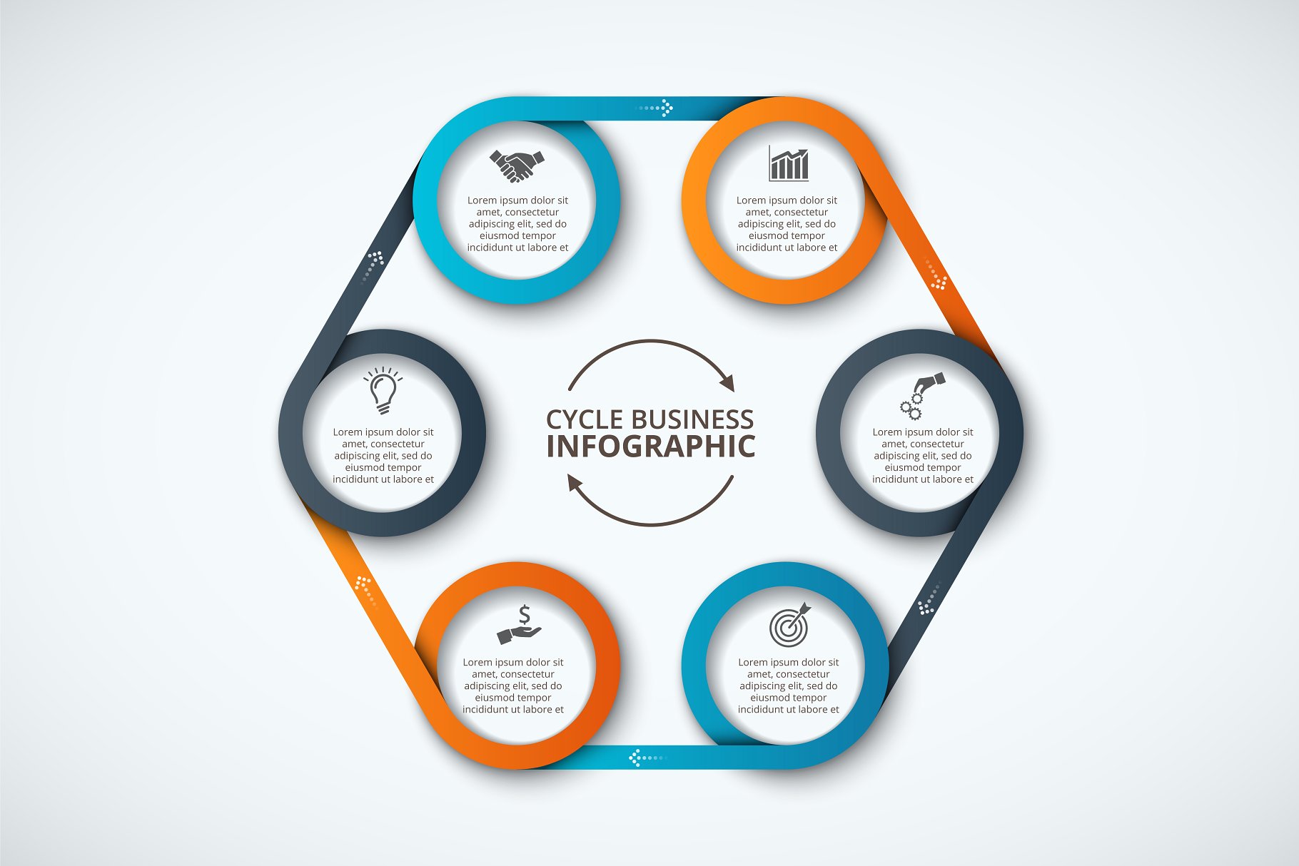 信息图表PPT素材模板集 Infographics template set v.22