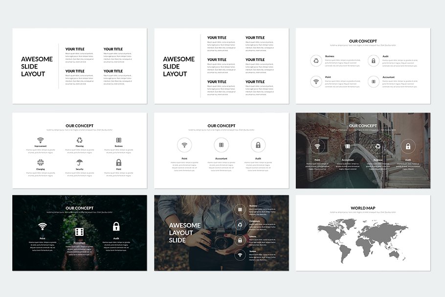 优雅的幻灯片模板下载 Elegant Powerpoint