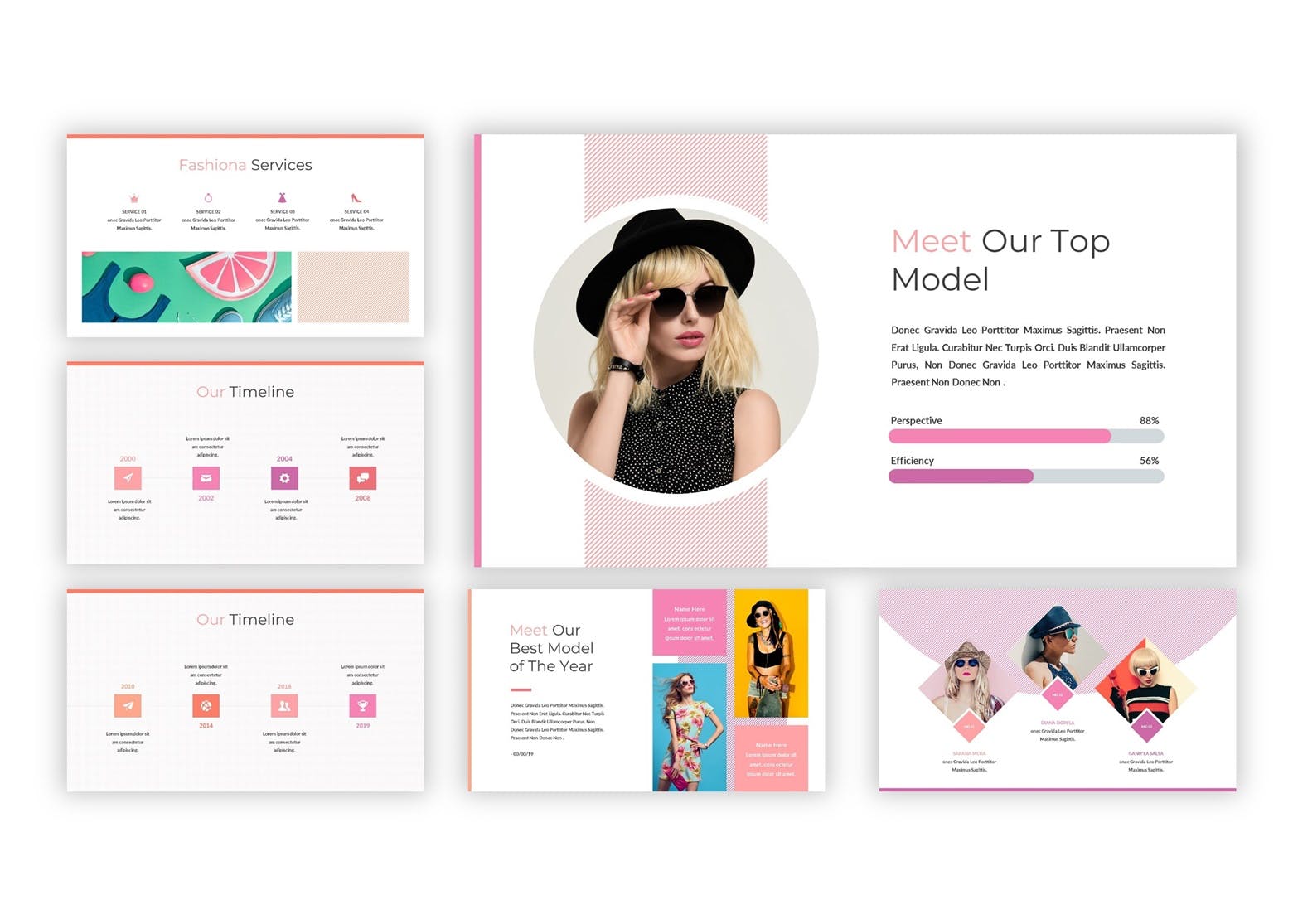 粉色时尚女性产品PPT模板 工作汇报ppt模板 ppt模板 下载