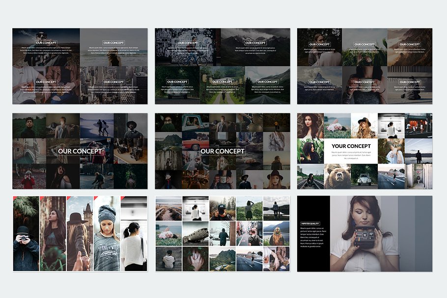 优雅ppt素材模板 Elegant Keynote