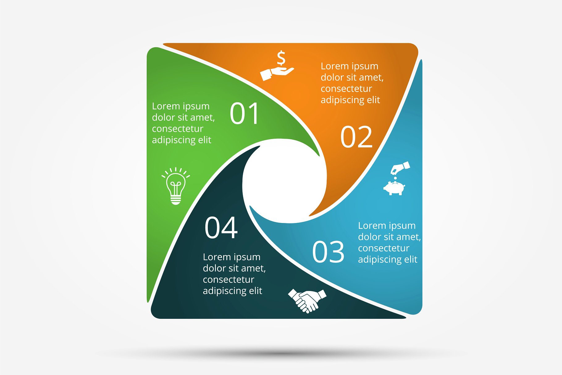 信息图标ppt模板 Infographics template set v.18